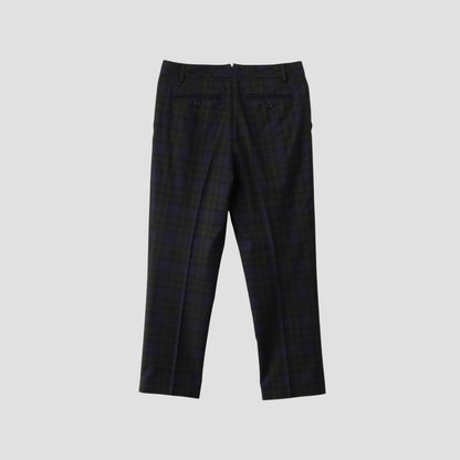 WOOL BLACKWATCH TROUSERS
