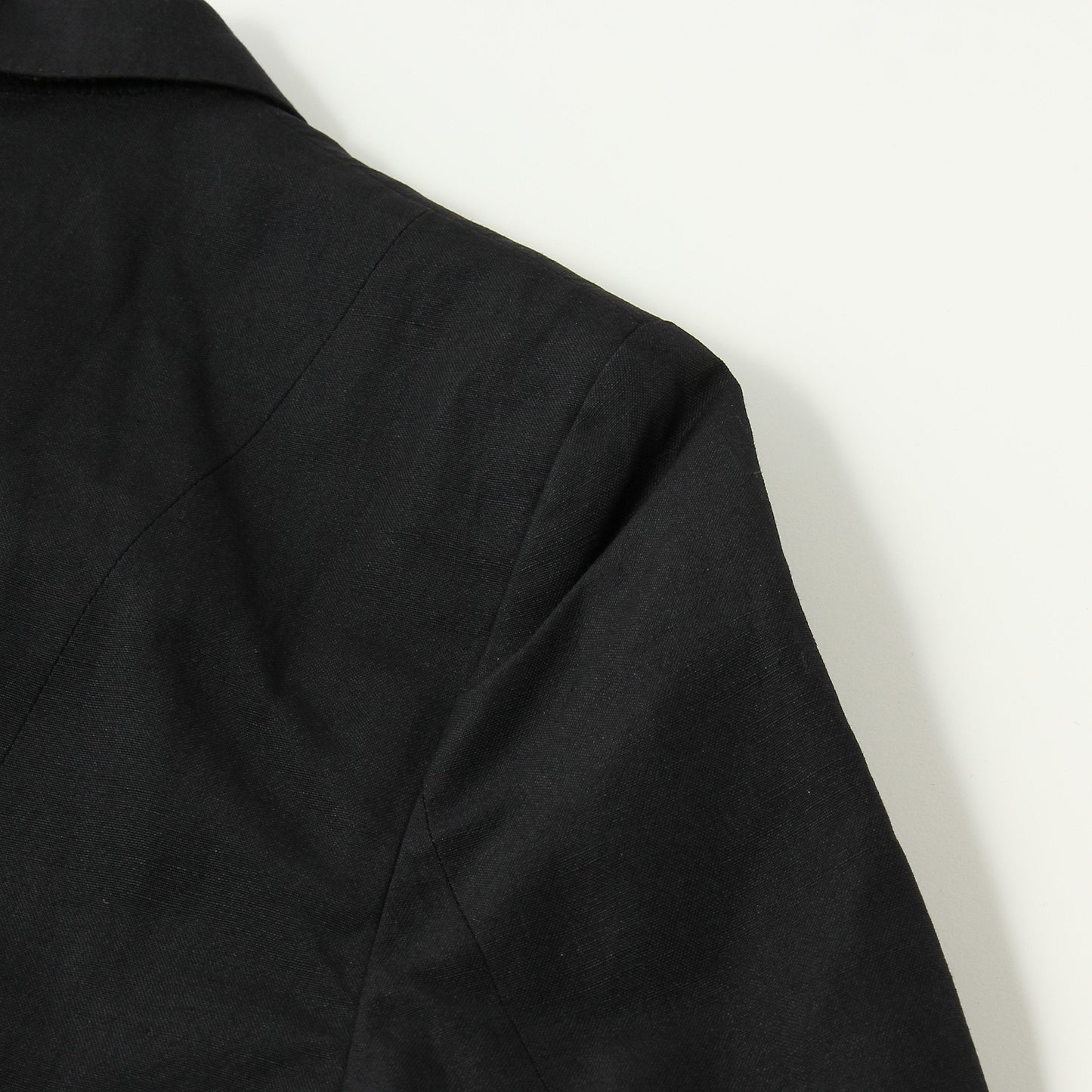 WOOL LINEN POPLIN JACKET