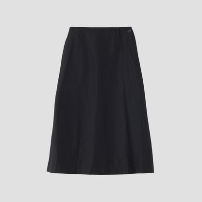 COTTON LINEN TWILL SKIRT