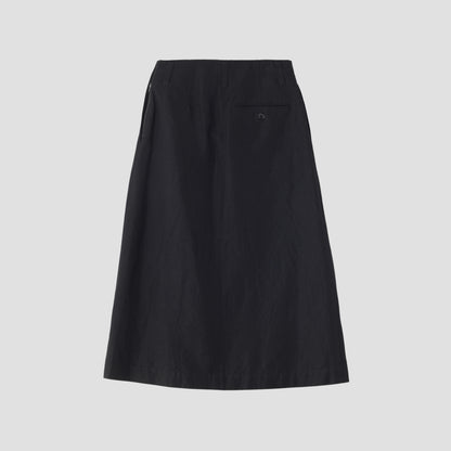 COTTON LINEN TWILL SKIRT