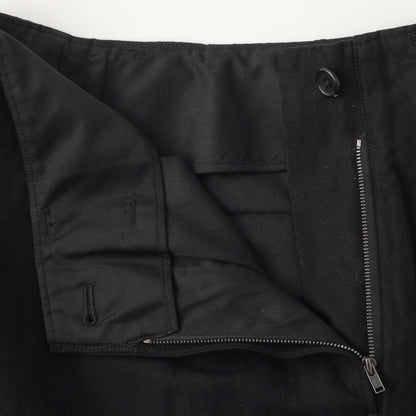 COTTON LINEN TWILL SKIRT