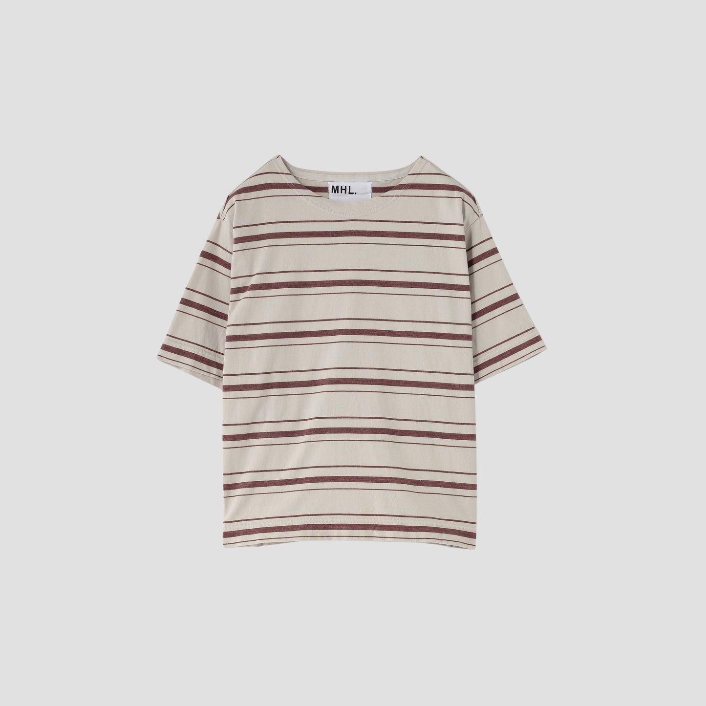 IRREGULAR STRIPE COTTON JERSEY