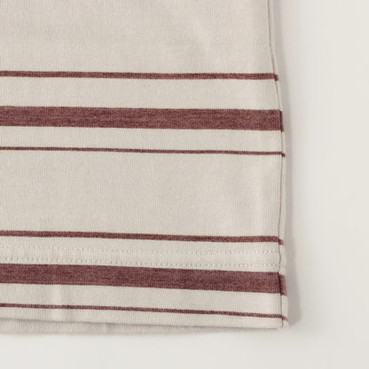 IRREGULAR STRIPE COTTON JERSEY