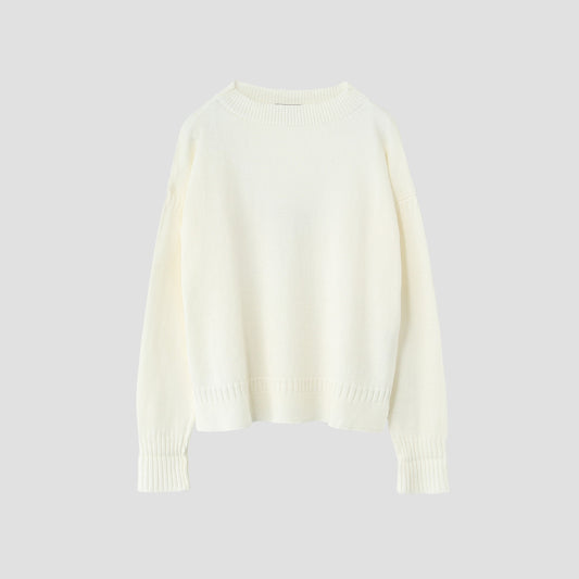 BOAT NECK GUERNSEY KNIT