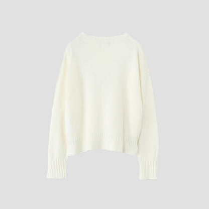 BOAT NECK GUERNSEY KNIT