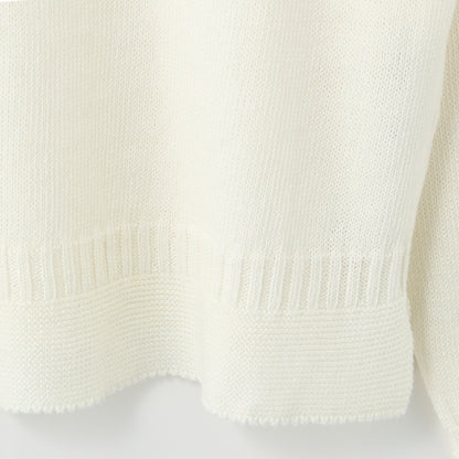 BOAT NECK GUERNSEY KNIT