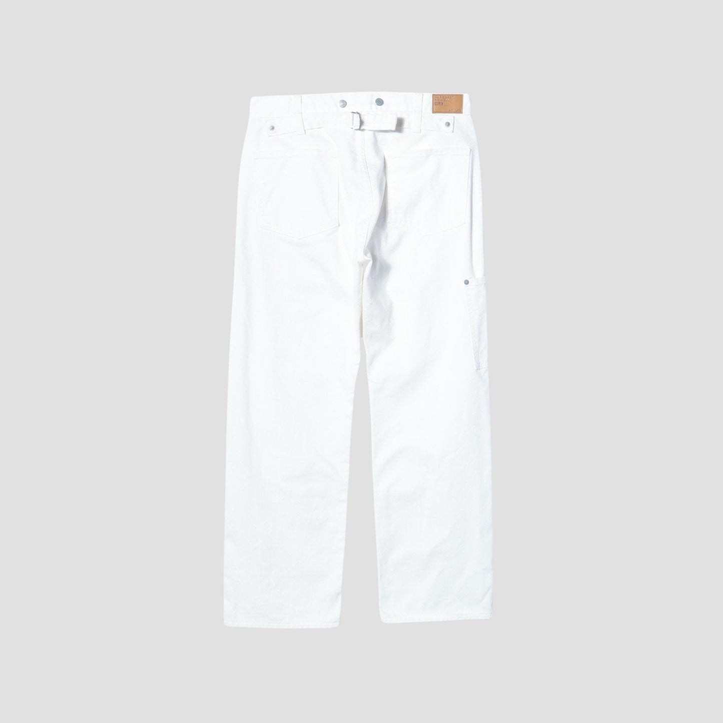 WHITE DENIM TROUSERS