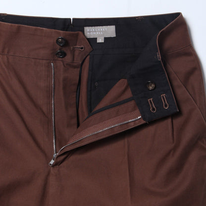 BRUSHED TWILL TROUSERS