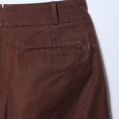 BRUSHED TWILL TROUSERS