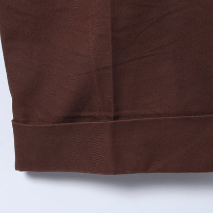 BRUSHED TWILL TROUSERS