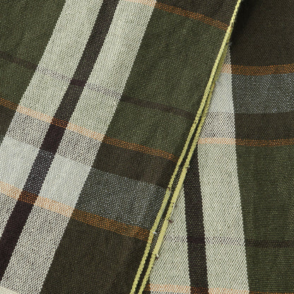 LINEN SUMMER TARTAN SCARF
