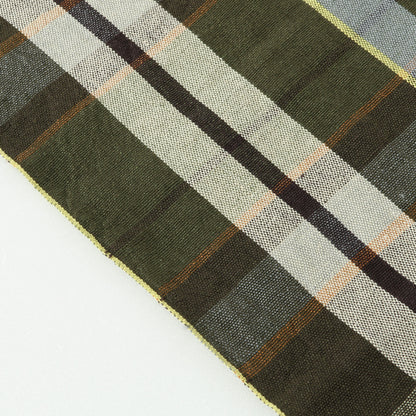 LINEN SUMMER TARTAN SCARF
