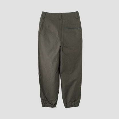 ORGANIC COTTON GABARDINE TROUSERS