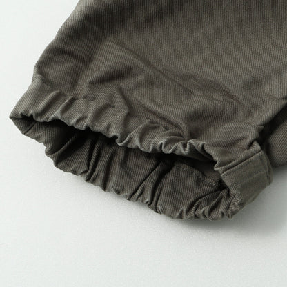 ORGANIC COTTON GABARDINE TROUSERS