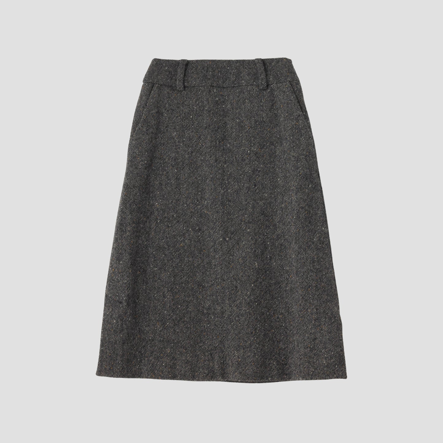 WOOL TWEED SKIRT