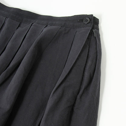 YARN DYE COTTON LINEN SKIRT