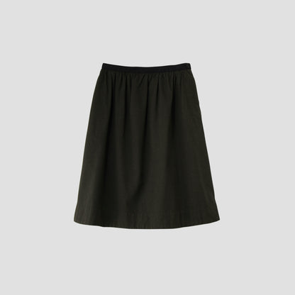 WASHED FLANNEL SKIRT