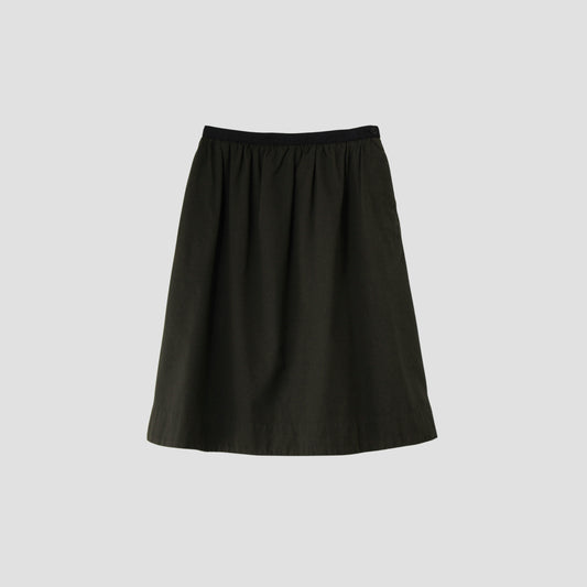 WASHED FLANNEL SKIRT