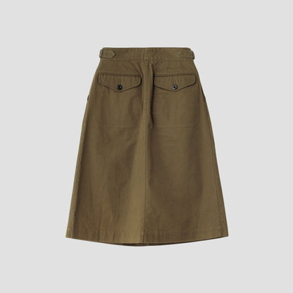 JAPANESE COTTON LINEN DRILL SKIRT
