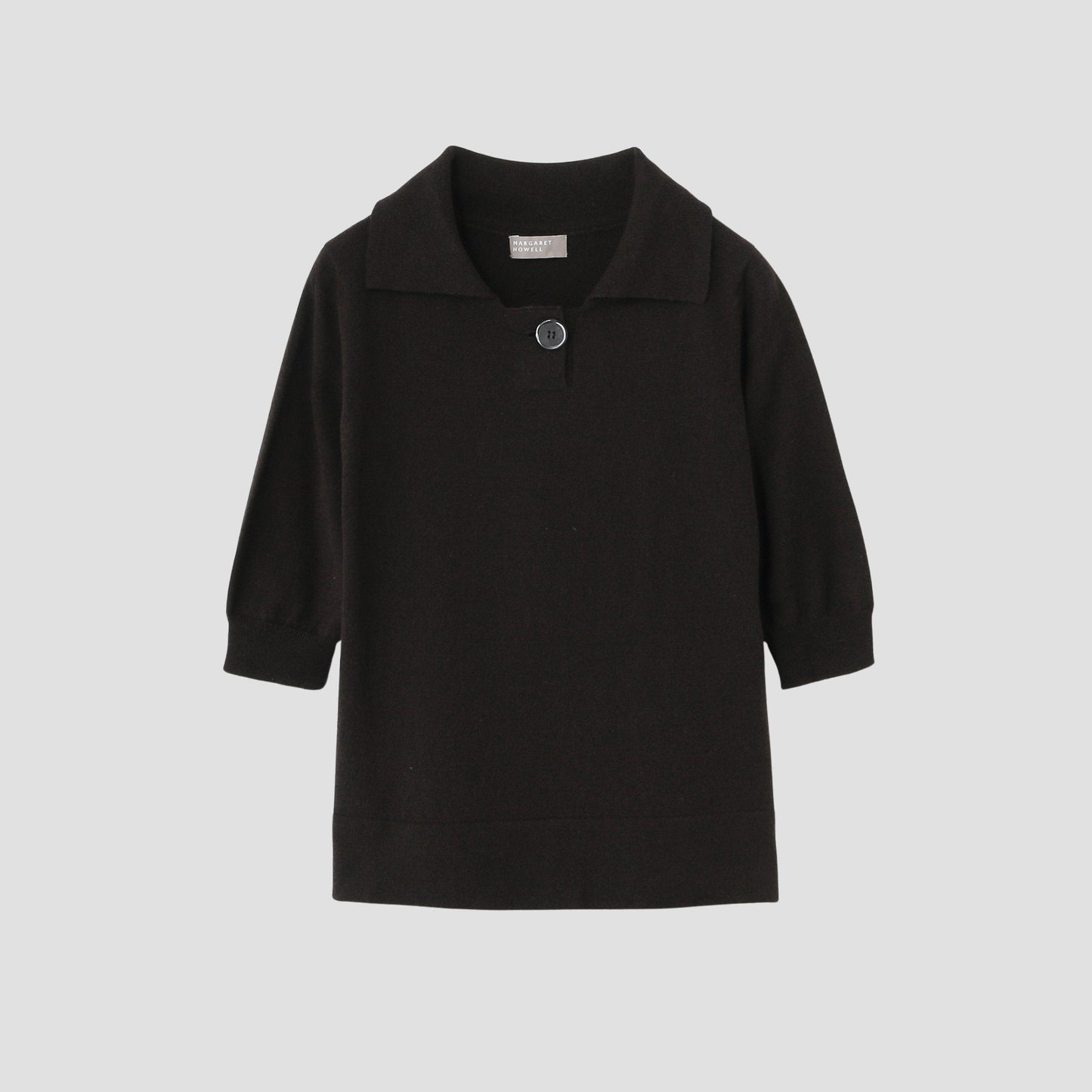 BIG BUTTON POLO KNIT