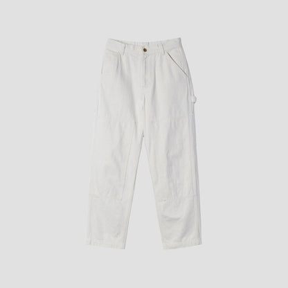 NATURAL DENIM TROUSERS