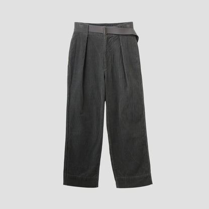 DRY COTTON NEEDLECORD TROUSERS