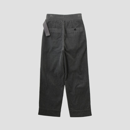 DRY COTTON NEEDLECORD TROUSERS