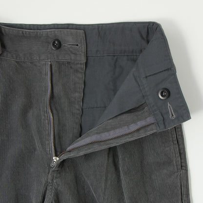 DRY COTTON NEEDLECORD TROUSERS