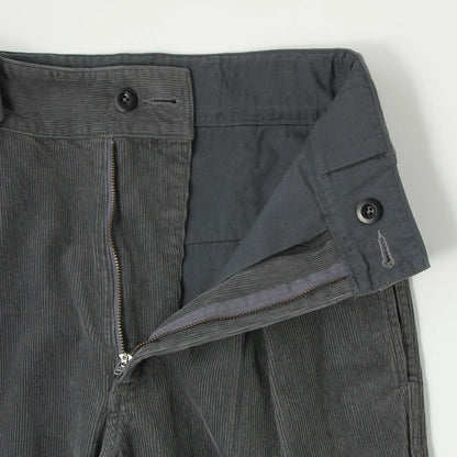 DRY COTTON NEEDLECORD TROUSERS