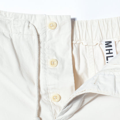 SUPERFINE COTTON TWILL TROUSERS