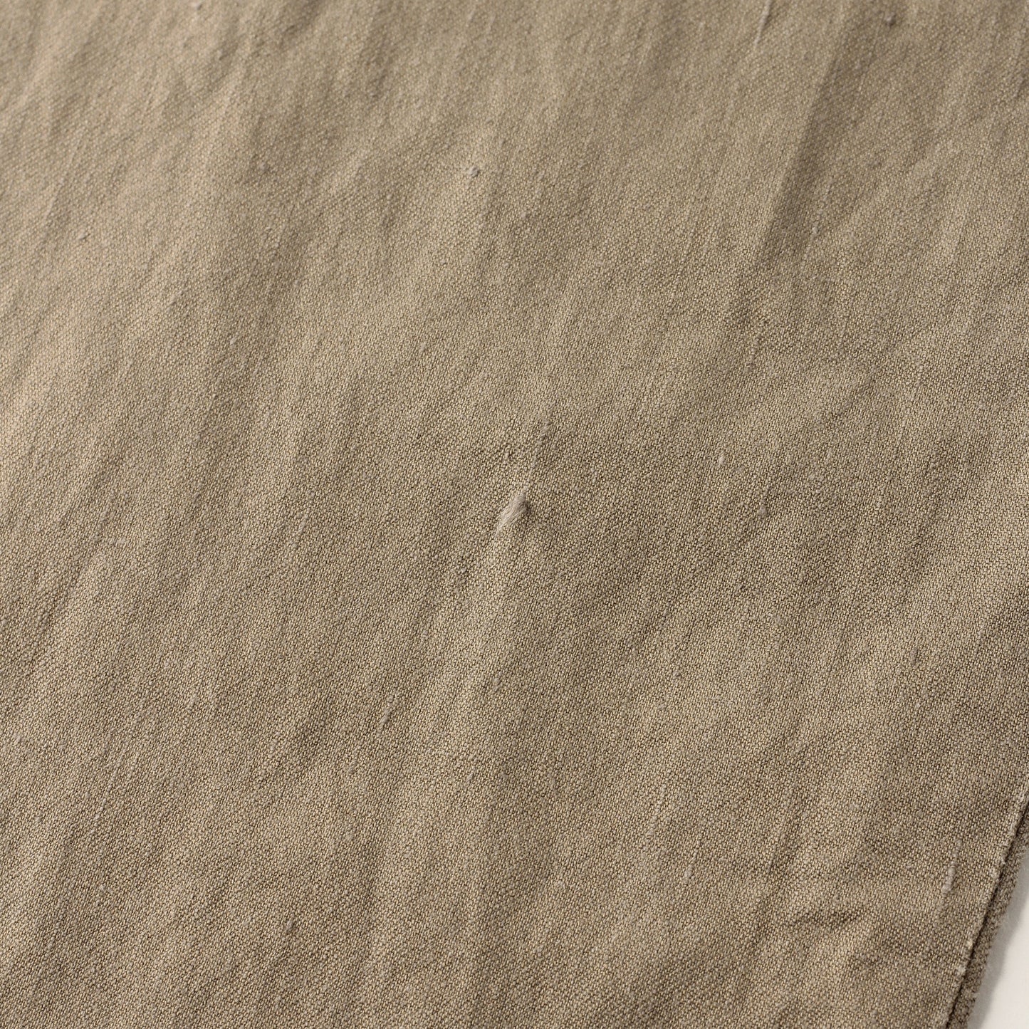 LINEN COTTON TWILL TROUSERS