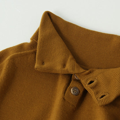 BUTTON ED ROLL NECK KNIT