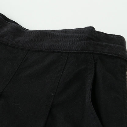 WOOL COTTON TWILL SKIRT
