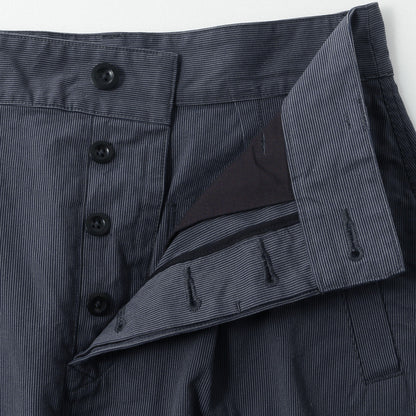 HAIRLINE COTTON WOOL SKIRT
