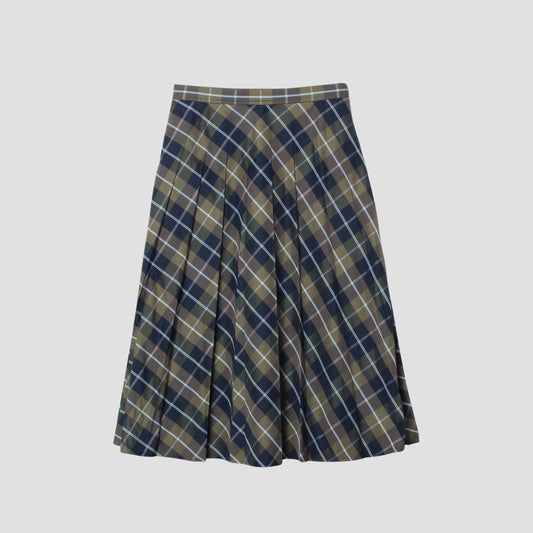 WINDOWPANE CHECK SKIRT