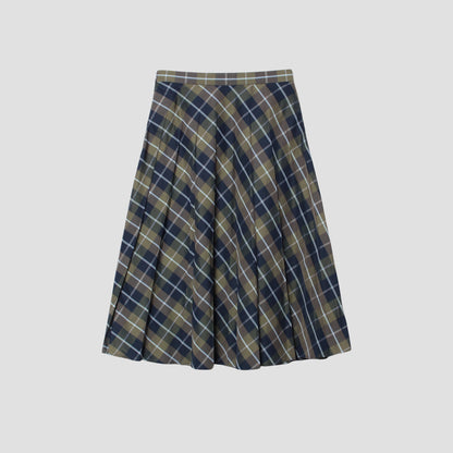 WINDOWPANE CHECK SKIRT