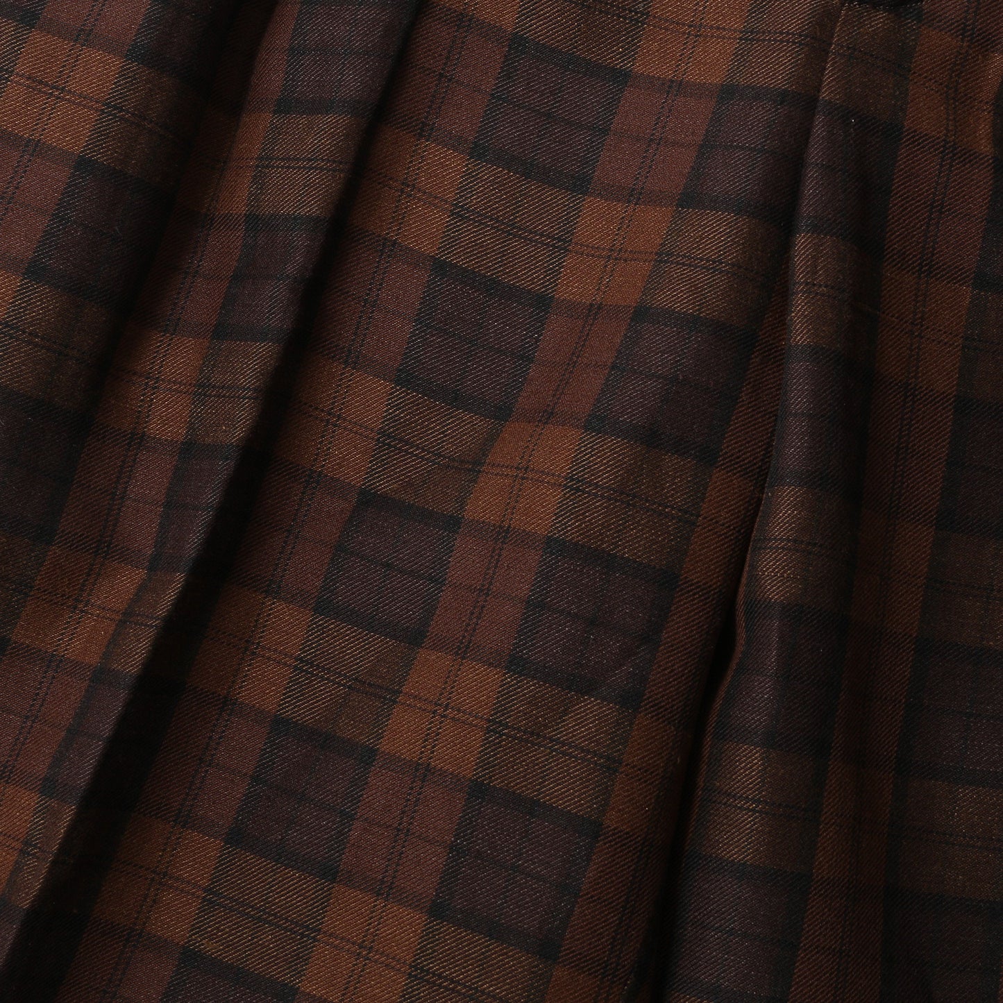 CHECK WOOL LINEN BLEND TROUSERS