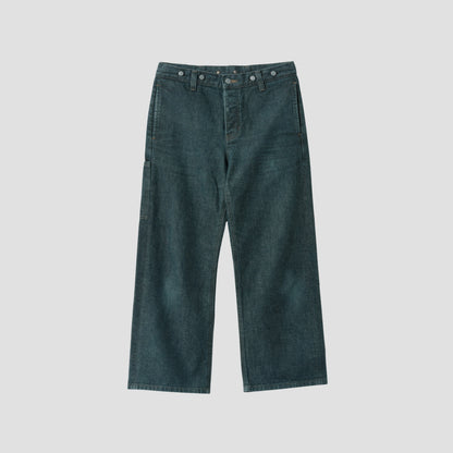 YELLOW CAST DENIM TROUSERS