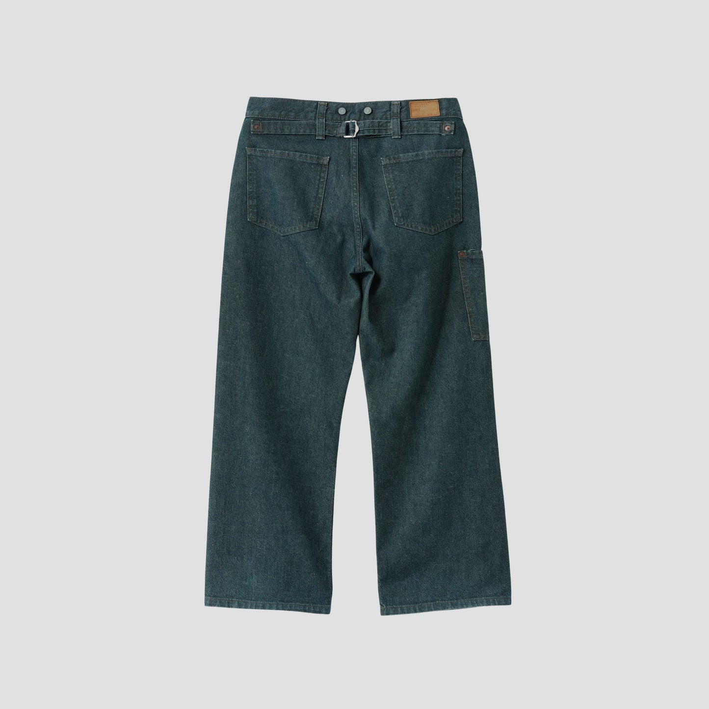YELLOW CAST DENIM TROUSERS