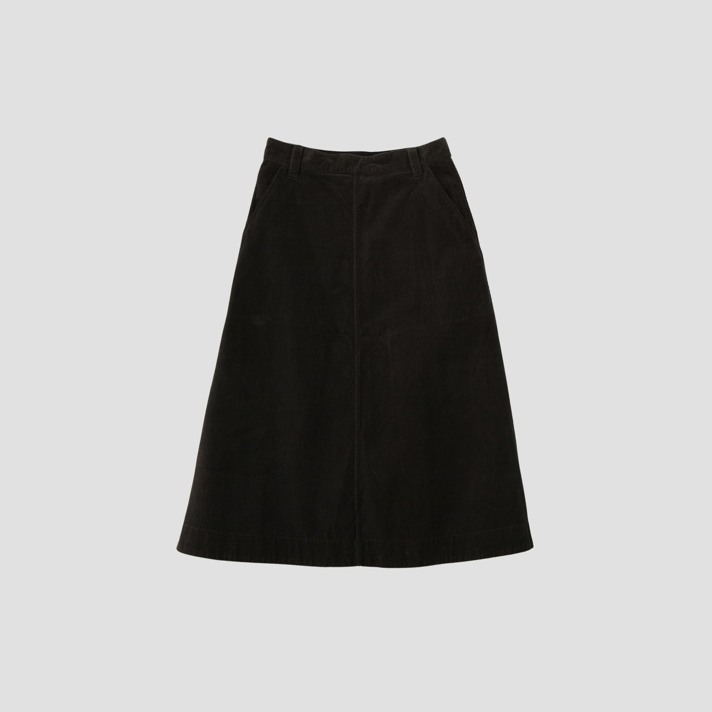 DRY COTTON NEEDLECORD SKIRT