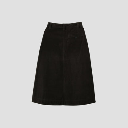 DRY COTTON NEEDLECORD SKIRT