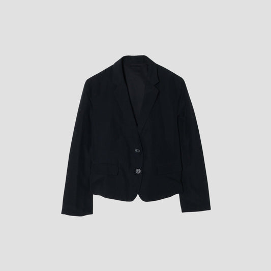 WOOL LINEN POPLIN JACKET