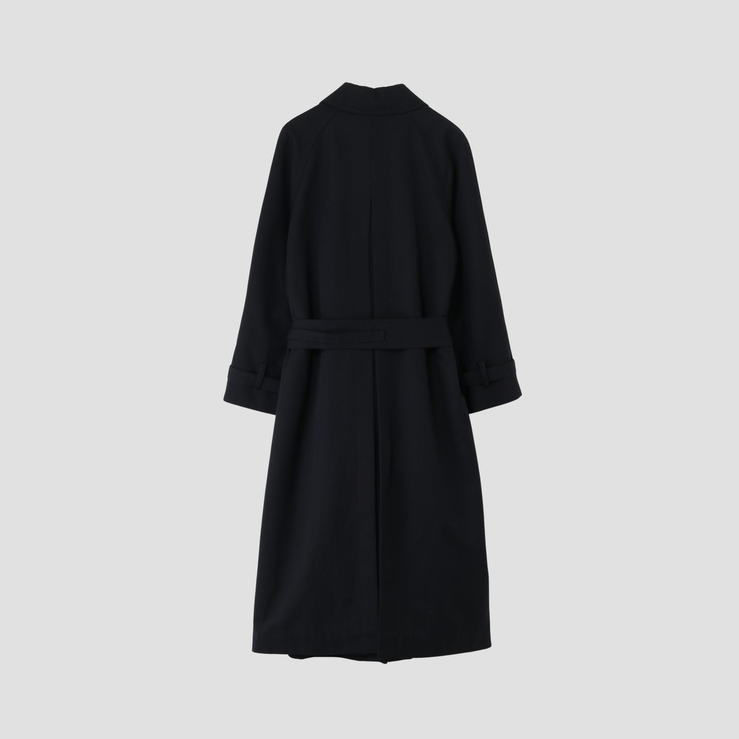WOOL COTTON GABARDINE COAT