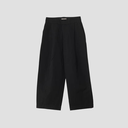 COTTON LINEN TWILL TROUSERS