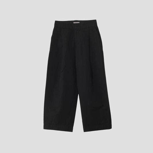 COTTON LINEN TWILL TROUSERS