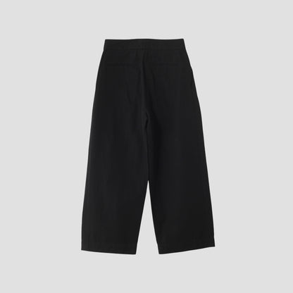 COTTON LINEN TWILL TROUSERS