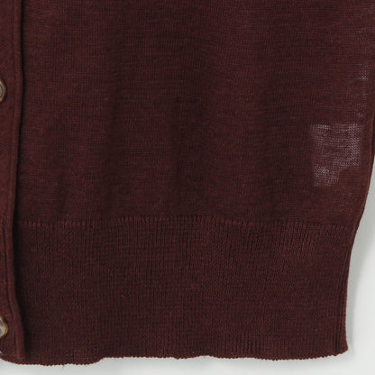 SUPERFINE LINEN CARDIGAN KNIT