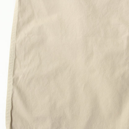FINE COMPACT COTTON POPLIN TROUSERS
