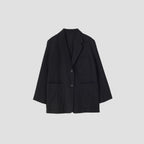 WHIPCORD WOOL COTTON JACKET