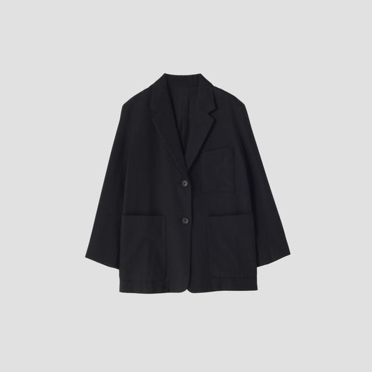 WHIPCORD WOOL COTTON JACKET